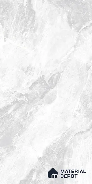 Marble Floor & Wall Tile TL 07158 Jerico Bianco 4 ft x 2 ft Matte Finish Vitrified Tile - 9 mm | 4 Random Design | Suitable For living Room, Bedroom, Bathroom (Sample)