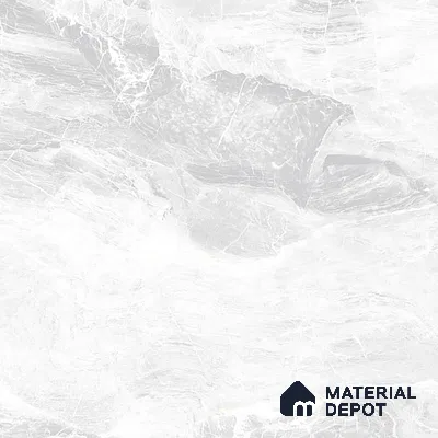 Marble Floor & Wall Tile TL 07158 Jerico Bianco 4 ft x 2 ft Matte Finish Vitrified Tile - 9 mm | 4 Random Design | Suitable For living Room, Bedroom, Bathroom (Sample)