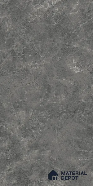 Marble Floor & Wall Tile TL 07107 Runa Nero 4 ft x 2 ft Matte Finish Vitrified Tile - 9 mm | 4 Random Design | Suitable For living Room, Bedroom, Bathroom (Sample)