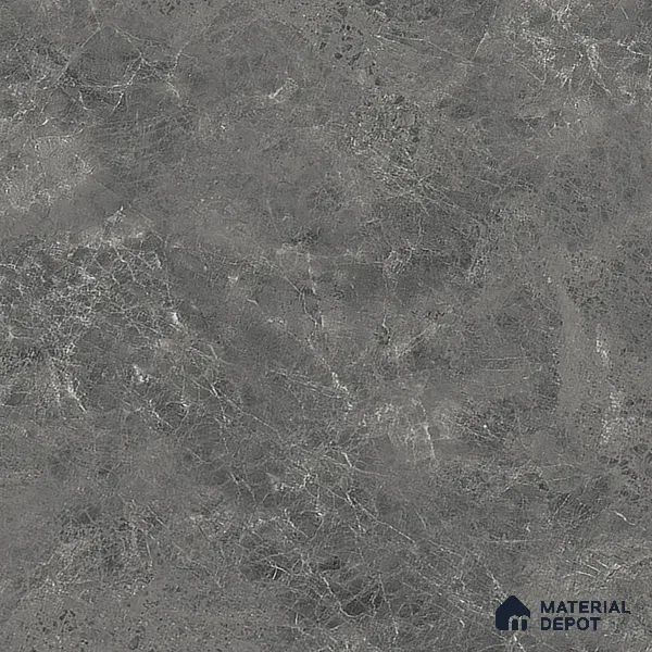 Marble Floor & Wall Tile TL 07107 Runa Nero 4 ft x 2 ft Matte Finish Vitrified Tile - 9 mm | 4 Random Design | Suitable For living Room, Bedroom, Bathroom (Sample)