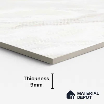 Marble Wall Tile TL 10261 B Liner Sparta Bianco 4 ft x 2 ft Matte Finish Vitrified Tile - 9 mm | 4 Random Design | Suitable For living Room, Bedroom, Bathroom | Random Designs