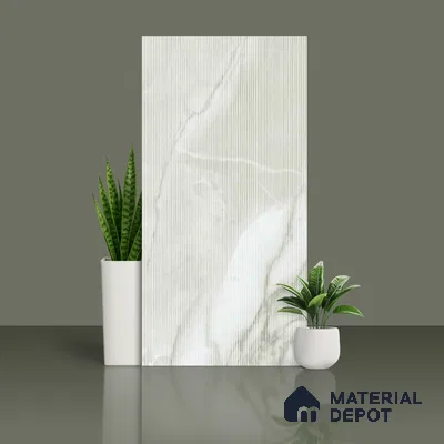 Marble Wall Tile TL 10261 C Liner Sparta Pista 4 ft x 2 ft Matte Finish Vitrified Tile - 9 mm | 4 Random Design | Suitable For living Room, Bedroom, Bathroom | Random Designs