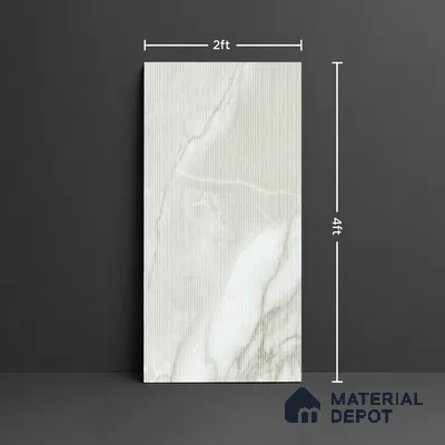Marble Wall Tile TL 10261 C Liner Sparta Pista 4 ft x 2 ft Matte Finish Vitrified Tile - 9 mm | 4 Random Design | Suitable For living Room, Bedroom, Bathroom | Random Designs