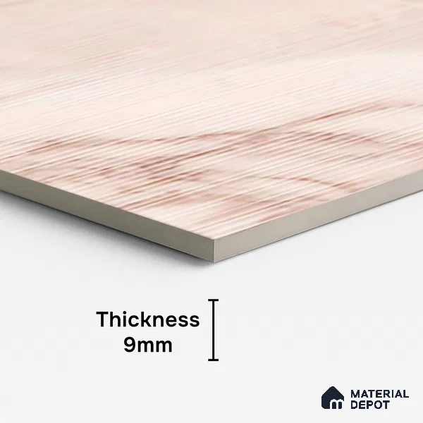 Marble Wall Tile TL 10261 D Liner Sparta Rose 4 ft x 2 ft Matte Finish Vitrified Tile - 9 mm | 4 Random Design | Suitable For living Room, Bedroom, Bathroom | Random Designs