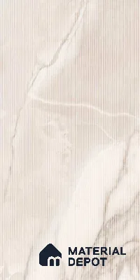 Marble Wall Tile TL 10261 Liner Sparta Beige 4 ft x 2 ft Matte Finish Vitrified Tile - 9 mm | 4 Random Design | Suitable For living Room, Bedroom, Bathroom | Random Designs