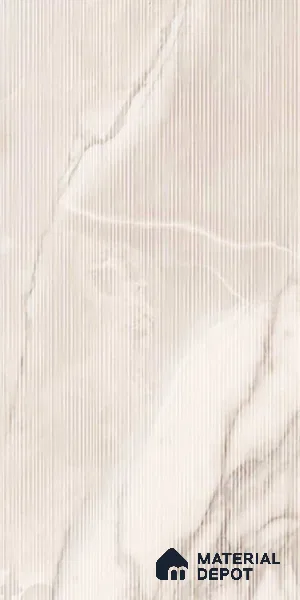 Marble Wall Tile TL 10261 Liner Sparta Beige 4 ft x 2 ft Matte Finish Vitrified Tile - 9 mm | 4 Random Design | Suitable For living Room, Bedroom, Bathroom | Random Designs