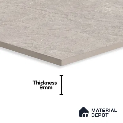 Marble Floor & Wall Tile TL 07144 Egeo Grey 4 ft x 2 ft Matte Finish Vitrified Tile - 9 mm | 4 Random Design | Suitable For living Room, Bedroom, Bathroom (Sample)