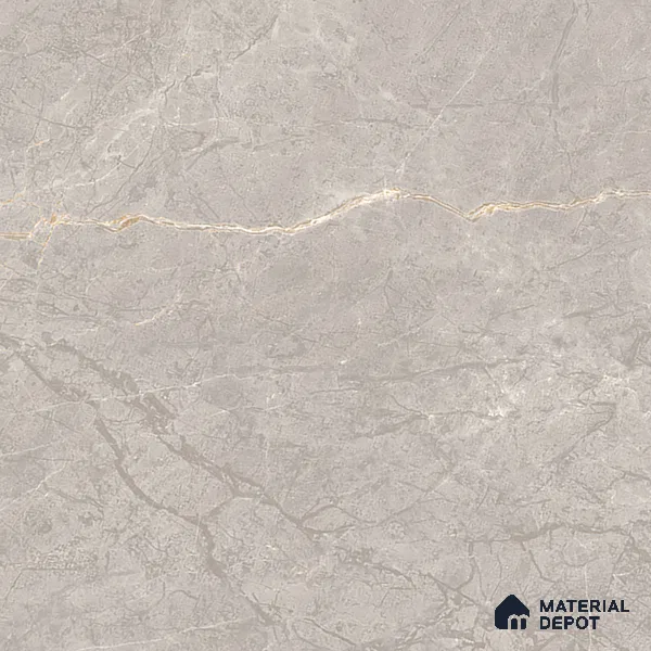 Marble Floor & Wall Tile TL 07144 Egeo Grey 4 ft x 2 ft Matte Finish Vitrified Tile - 9 mm | 4 Random Design | Suitable For living Room, Bedroom, Bathroom (Sample)