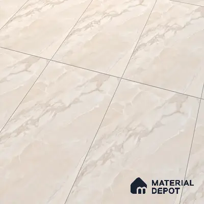 Marble Floor & Wall Tile TL 10261 E Sparta Beige 4 ft x 2 ft Matte Finish Vitrified Tile - 9 mm | 4 Random Design | Suitable For living Room, Bedroom, Bathroom