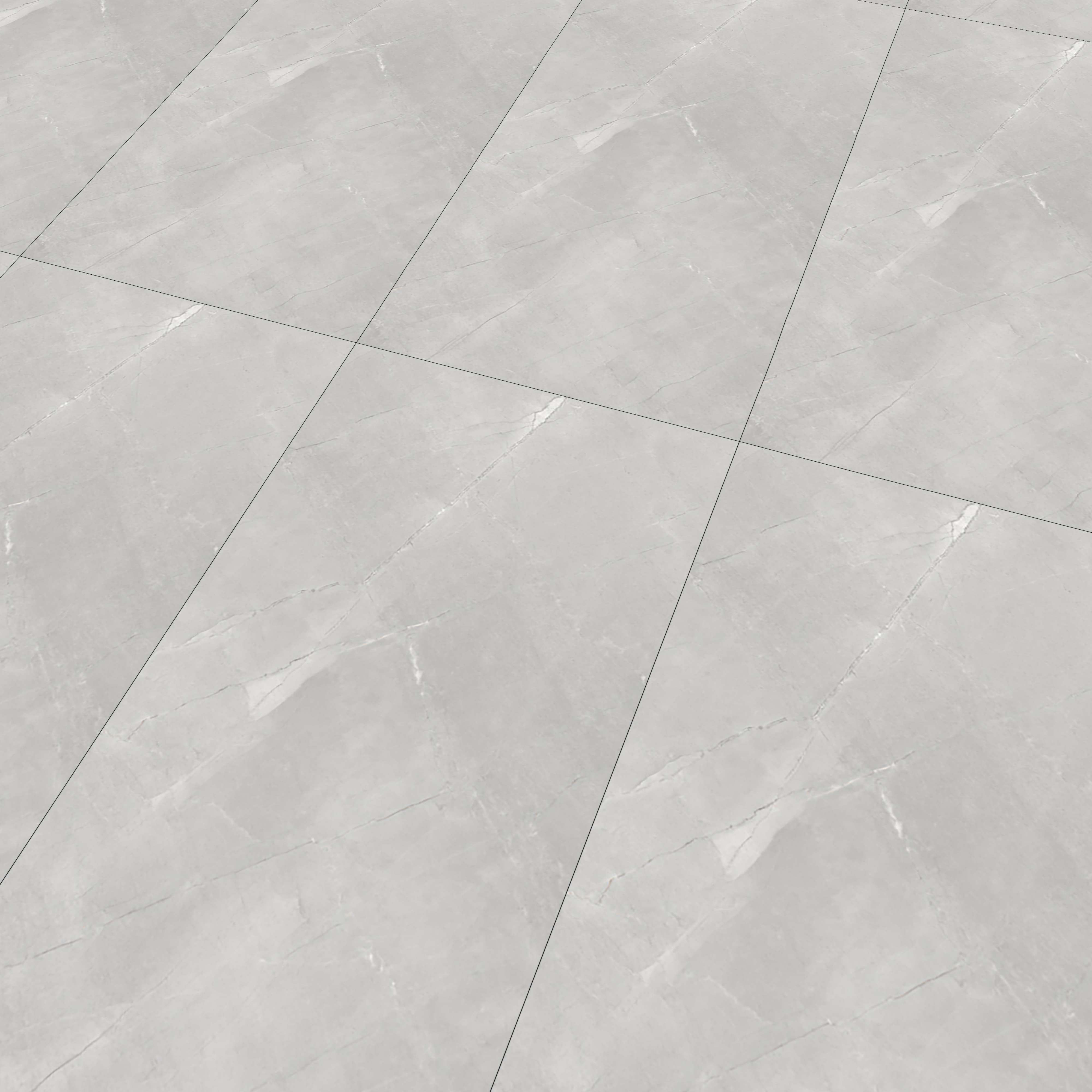 Marble Floor & Wall Tile TL 06124 C Fenix Grey 4 ft x 2 ft Vitrified Matte Finish - 9 mm | 12 Random Design | Suitable For Living Room, Bedroom, Bathroom, Kitchen (Sample)