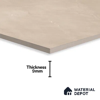 Marble Floor & Wall Tile TL 06124 E Fenix Taupe 4 ft x 2 ft Vitrified Matte Finish - 9 mm | 12 Random Design | Suitable For Living Room, Bedroom, Bathroom, Kitchen (Sample)