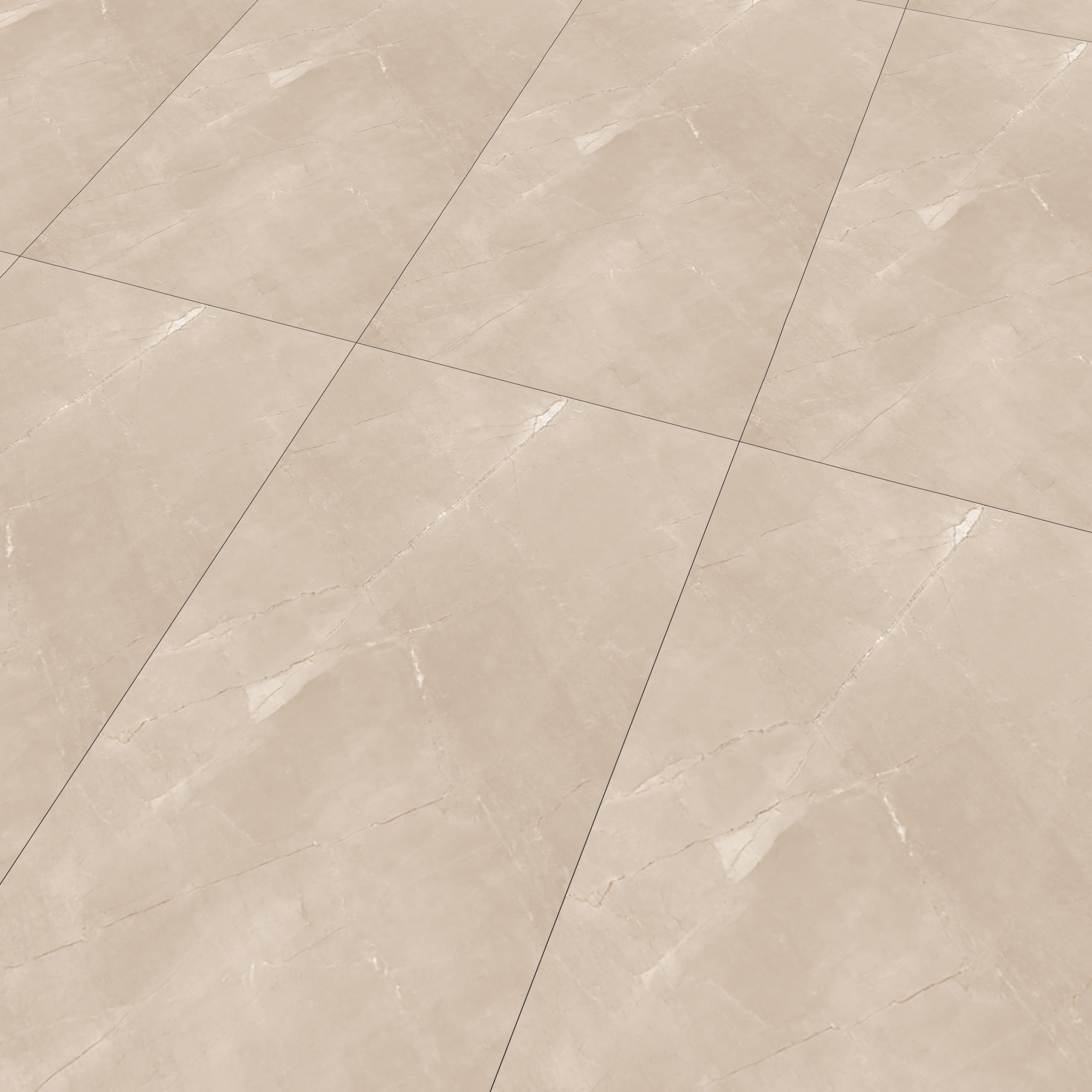Marble Floor & Wall Tile TL 06124 E Fenix Taupe 4 ft x 2 ft Vitrified Matte Finish - 9 mm | 12 Random Design | Suitable For Living Room, Bedroom, Bathroom, Kitchen (Sample)