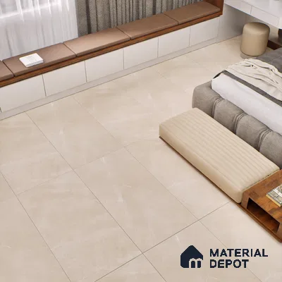 Marble Floor & Wall Tile TL 06124 E Fenix Taupe 4 ft x 2 ft Vitrified Matte Finish - 9 mm | 12 Random Design | Suitable For Living Room, Bedroom, Bathroom, Kitchen (Sample)