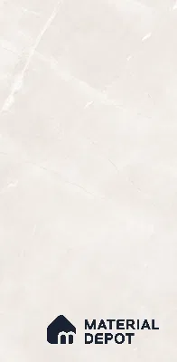 Marble Floor & Wall Tile TL 06124 Fenix Bianco 4 ft x 2 ft Vitrified Matte Finish - 9 mm | 12 Random Design | Suitable For Living Room, Bedroom, Bathroom, Kitchen (Sample)