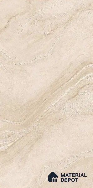 Marble Floor & Wall Tile TL 06082 Belfino Sand 4 ft x 2 ft Vitrified Matte Finish - 9 mm | 6 Random Design | Suitable For Living Room, Bedroom, Bathroom, Kitchen