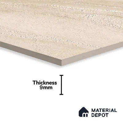 Marble Floor & Wall Tile TL 06082 Belfino Sand 4 ft x 2 ft Vitrified Matte Finish - 9 mm | 6 Random Design | Suitable For Living Room, Bedroom, Bathroom, Kitchen