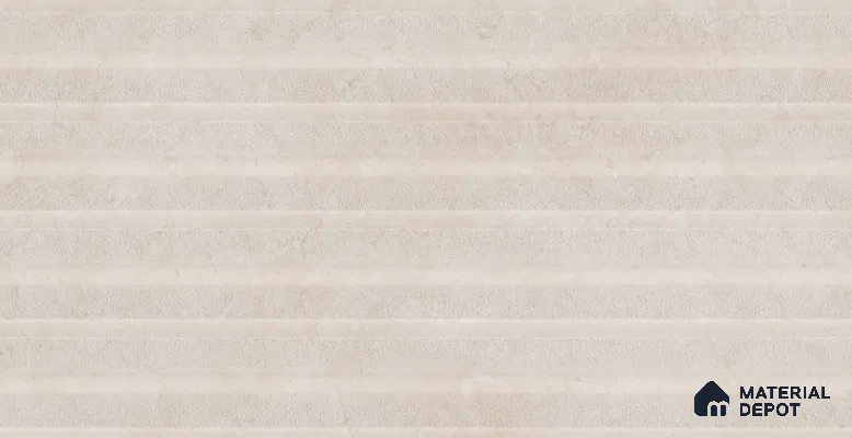 Highlighter Wall Tile TL 06123 B Marmi Crema Decor 4 ft x 2 ft Vitrified Matte Finish - 9 mm | 4 Random Design | Suitable For Living Room, Bedroom, Bathroom, Kitchen (Sample)