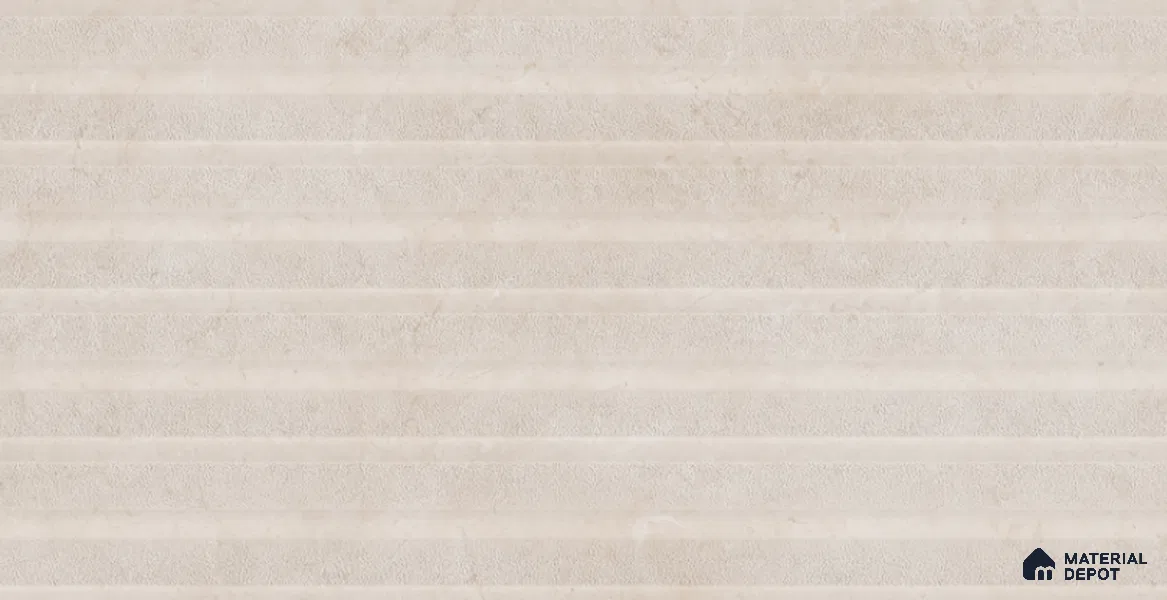 Highlighter Wall Tile TL 06123 B Marmi Crema Decor 4 ft x 2 ft Vitrified Matte Finish - 9 mm | 4 Random Design | Suitable For Living Room, Bedroom, Bathroom, Kitchen (Sample)