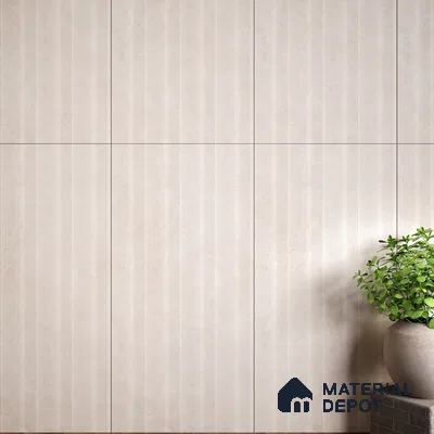Highlighter Wall Tile TL 06123 B Marmi Crema Decor 4 ft x 2 ft Vitrified Matte Finish - 9 mm | 4 Random Design | Suitable For Living Room, Bedroom, Bathroom, Kitchen (Sample)