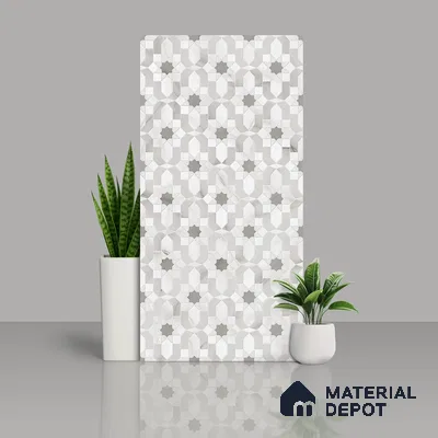 Highlighter Wall Tile TL 05519 B Prestige Imperial Onyx Decor 2 ft x 4 ft Vitrified Glue Matte Finish - 9 mm  | Suitable for Living Room, Bedroom, Bathroom (Sample)