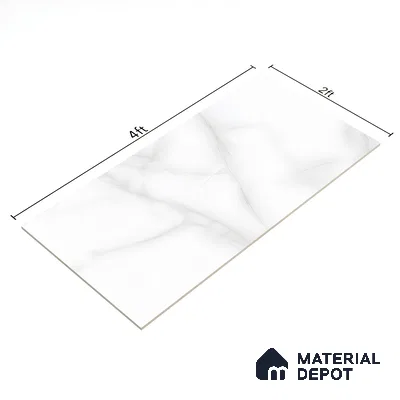 Marble Floor & Wall Tile TL 05519 Prestige Imperial Onyx 2 ft x 4 ft Vitrified Matte Finish - 9 mm | 4 Random Design | Suitable for Living Room, Bedroom, Bathroom