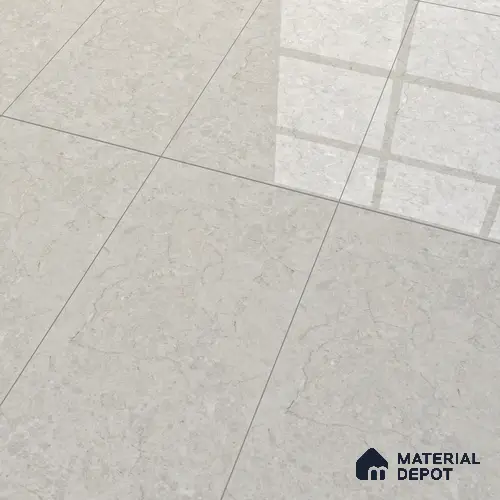 Grey Marble Floor & Wall Tile TL 06701 Gravier Frosted Russet 2 ft x 4 ft Vitrified Glossy Finish - 9 mm | 6 Random Design | Suitable for Living Room, Bedroom, Bathroom