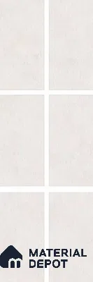 White Marble Floor & Wall Tile TL 06715 Gravier Oyster Shell 2 ft x 4 ft Vitrified Carving Matte Finish - 9 mm | 6 Random Design | Suitable for Living Room, Bedroom, Bathroom