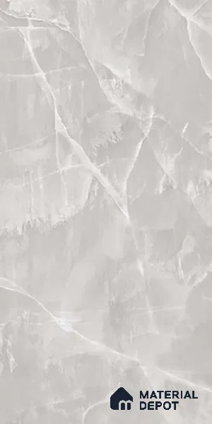 Grey Marble Floor & Wall Tile TL 10308  Opeal Gray 4 ft x 2 ft Vitrified Carving Matte Finish - 9 mm
