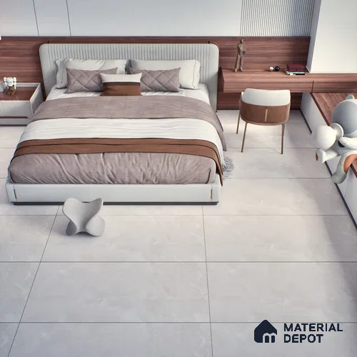 Beige Marble Floor & Wall Tile TL 07691 B  Onyx Elegant Beige 4 ft x 2 ft Vitrified Carving Matte Finish - 9 mm |  | Suitable for Living Room, Bedroom, Bathroom