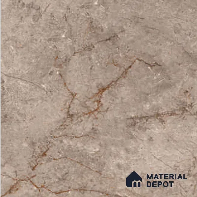 Brown Marble Floor Tile TL 06731 B Lustra Rapture Stonewalk 12 Inch x 12 Inch Ceramic Carving Matte Finish - 9 mm |  | Suitable for Living Room, Bedroom, Bathroom