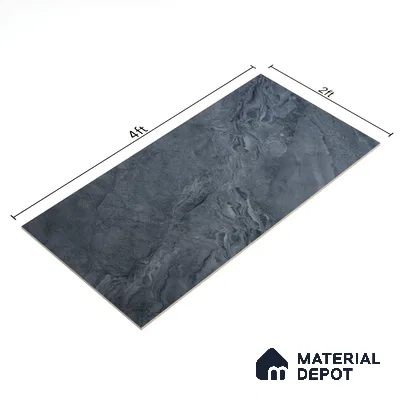 Budget Friendly Marble Wall & Floor Tile Value for Money TL 06307 B Amber Dark 4 ft x 2 ft - Vitrified Glossy Finish -9 mm | Suitable for Living Room, Bedroom & Bathroom (Sample)