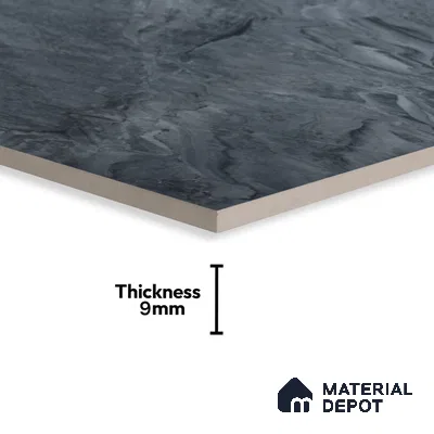 Budget Friendly Marble Wall & Floor Tile Value for Money TL 06307 B Amber Dark 4 ft x 2 ft - Vitrified Glossy Finish -9 mm | Suitable for Living Room, Bedroom & Bathroom (Sample)