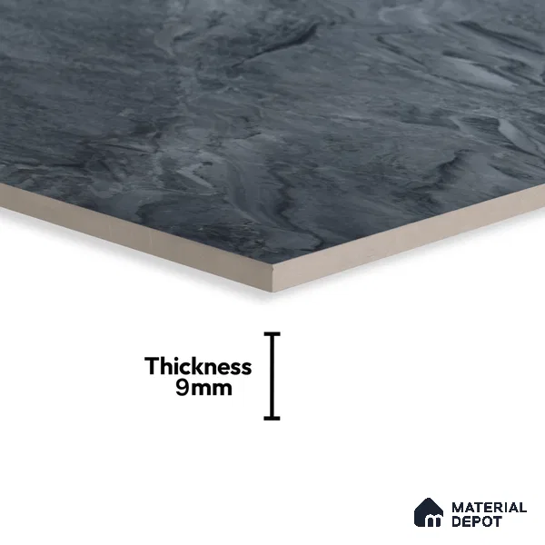 Budget Friendly Marble Wall & Floor Tile Value for Money TL 06307 B Amber Dark 4 ft x 2 ft - Vitrified Glossy Finish -9 mm | Suitable for Living Room, Bedroom & Bathroom (Sample)
