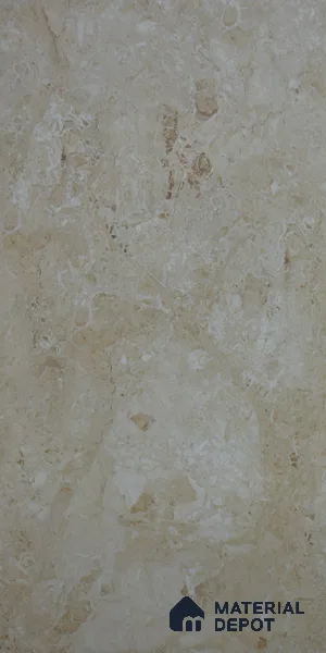 Budget Friendly Marble Wall & Floor Tile Value for Money TL 06300 Brown Sand 4 ft x 2 ft - Vitrified Glossy Finish -9 mm | Suitable for Living Room, Bedroom & Bathroom (Sample)
