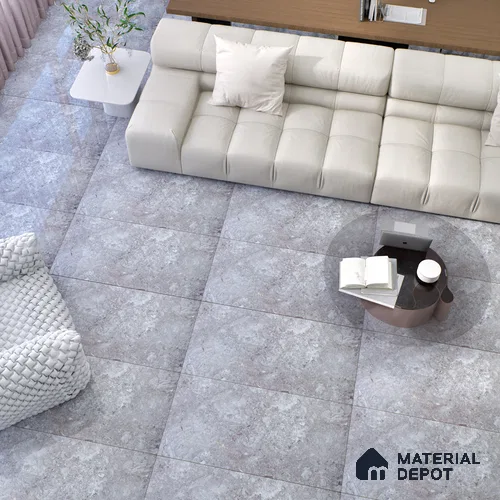 Budget Friendly Marble Wall & Floor Tile Value for Money TL 06295 Chestnut Brown 4 ft x 2 ft - Vitrified Glossy Finish -9 mm | Suitable for Living Room, Bedroom & Bathroom
