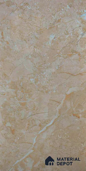 Budget Friendly Marble Wall & Floor Tile Value for Money TL 06293 Cosmic Brown 4 ft x 2 ft - Vitrified Glossy Finish -9 mm | Suitable for Living Room, Bedroom & Bathroom (Sample)