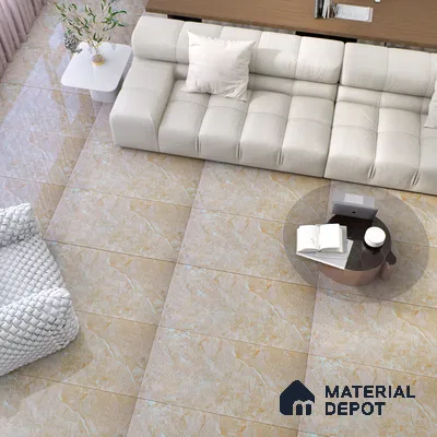 Budget Friendly Marble Wall & Floor Tile Value for Money TL 06293 Cosmic Brown 4 ft x 2 ft - Vitrified Glossy Finish -9 mm | Suitable for Living Room, Bedroom & Bathroom (Sample)
