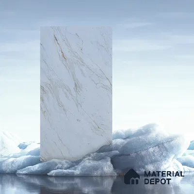 Budget Friendly Marble Wall & Floor Tile Value for Money TL 06301 Crimson Pearl 4 ft x 2 ft - Vitrified Glossy Finish -9 mm | Suitable for Living Room, Bedroom & Bathroom (Sample)