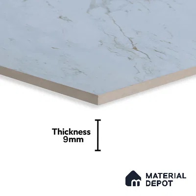 Budget Friendly Marble Wall & Floor Tile Value for Money TL 06301 Crimson Pearl 4 ft x 2 ft - Vitrified Glossy Finish -9 mm | Suitable for Living Room, Bedroom & Bathroom (Sample)