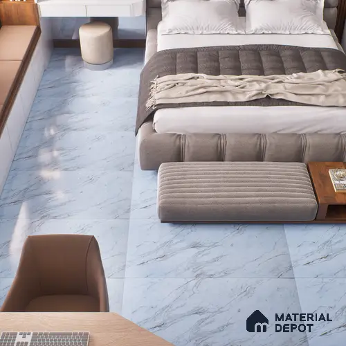 Budget Friendly Marble Wall & Floor Tile Value for Money TL 06301 Crimson Pearl 4 ft x 2 ft - Vitrified Glossy Finish -9 mm | Suitable for Living Room, Bedroom & Bathroom