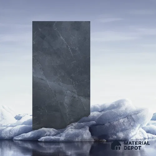 Budget Friendly Marble Wall & Floor Tile Value for Money TL 06298 Grey Mist 4 ft x 2 ft - Vitrified Glossy Finish -9 mm | Suitable for Living Room, Bedroom & Bathroom