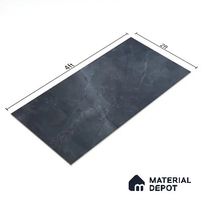 Budget Friendly Marble Wall & Floor Tile Value for Money TL 06298 Grey Mist 4 ft x 2 ft - Vitrified Glossy Finish -9 mm | Suitable for Living Room, Bedroom & Bathroom (Sample)