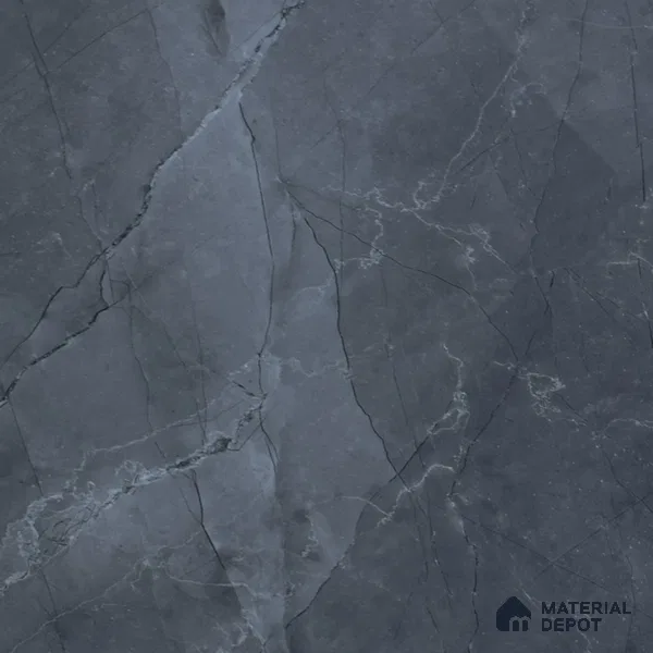 Budget Friendly Marble Wall & Floor Tile Value for Money TL 06298 Grey Mist 4 ft x 2 ft - Vitrified Glossy Finish -9 mm | Suitable for Living Room, Bedroom & Bathroom (Sample)