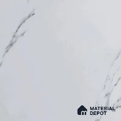 Budget Friendly Marble Wall & Floor Tile Value for Money TL 06297 Mystic White 4 ft x 2 ft - Vitrified Glossy Finish -9 mm | Suitable for Living Room, Bedroom & Bathroom