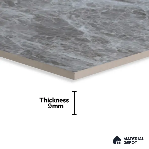Budget Friendly Marble Wall & Floor Tile Value for Money TL 06294 Natural Rhythm 4 ft x 2 ft - Vitrified Glossy Finish -9 mm | Suitable for Living Room, Bedroom & Bathroom