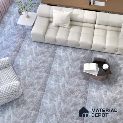 Budget Friendly Marble Wall & Floor Tile Value for Money TL 06294 Natural Rhythm 4 ft x 2 ft - Vitrified Glossy Finish -9 mm | Suitable for Living Room, Bedroom & Bathroom