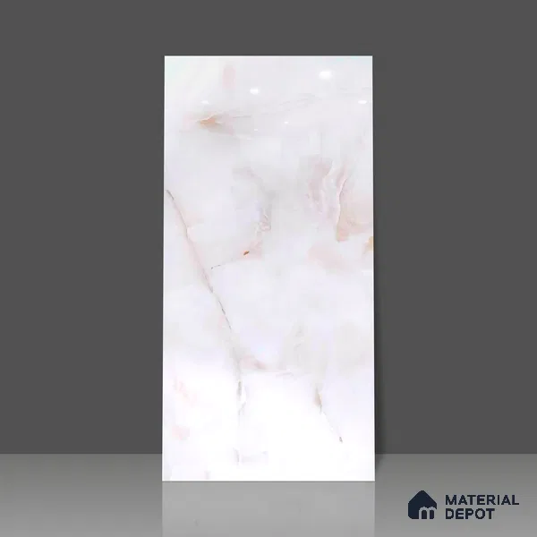 Budget Friendly Marble Wall & Floor Tile Value for Money TL 06289 Onyx Motion 4 ft x 2 ft - Vitrified Glossy Finish -9 mm | Suitable for Living Room, Bedroom & Bathroom (Sample)