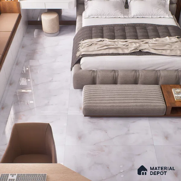 Budget Friendly Marble Wall & Floor Tile Value for Money TL 06289 Onyx Motion 4 ft x 2 ft - Vitrified Glossy Finish -9 mm | Suitable for Living Room, Bedroom & Bathroom (Sample)