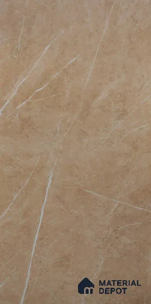 Budget Friendly Marble Wall & Floor Tile Value for Money TL 06296 Prismatic Brown 4 ft x 2 ft - Vitrified Glossy Finish -9 mm | Suitable for Living Room, Bedroom & Bathroom (Sample)