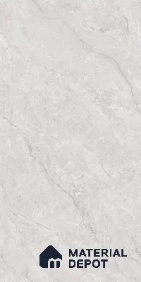 Marble Wall & Floor Tile TL 06178 Flutura Opel Grey 4 ft x 2 ft Vitrified Lustera Effect Feather Feel Matte Finish - 8.5 mm | 4 Random Design | Suitable for Living Room, Bedroom, Bathroom